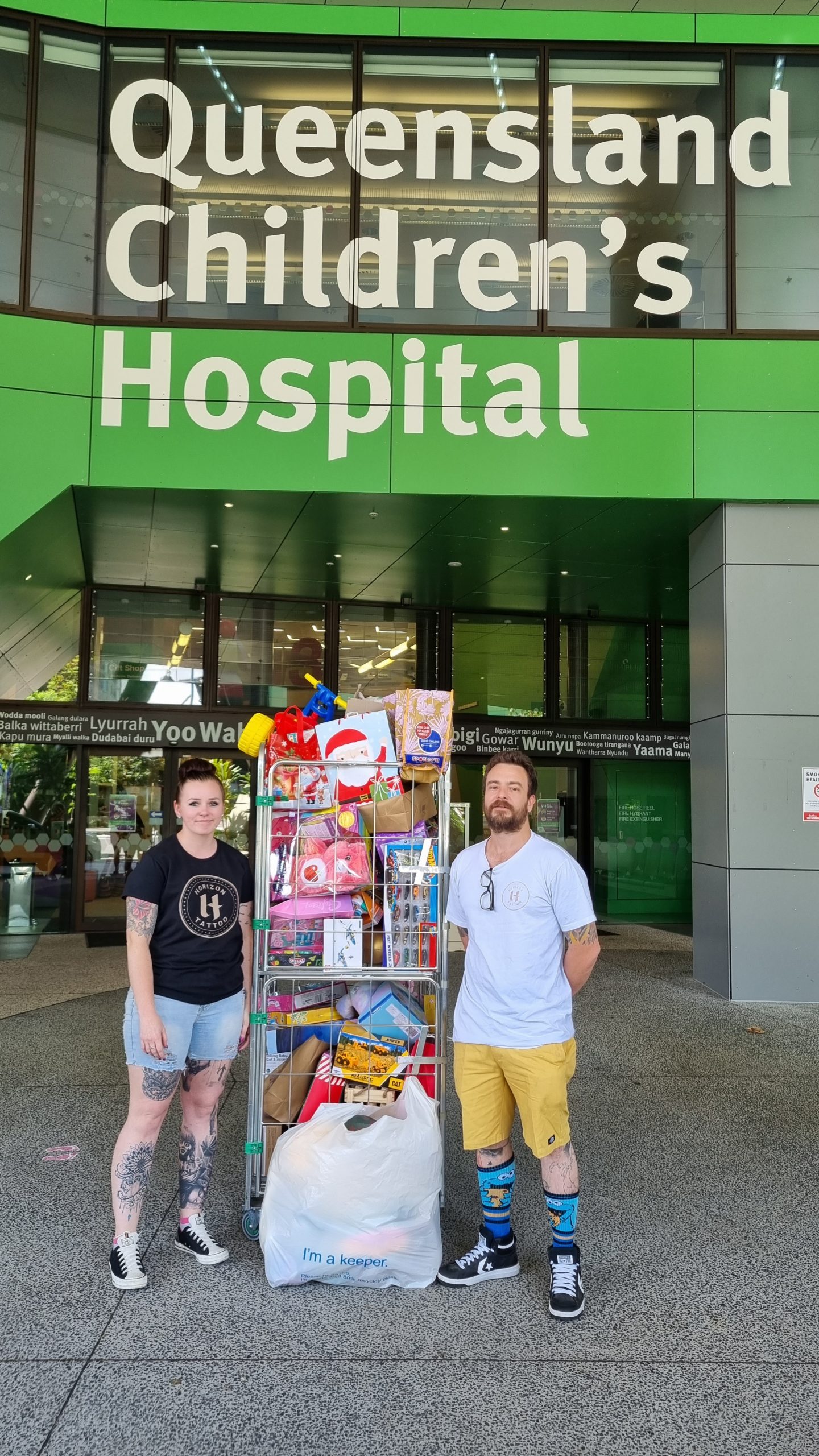 Owners of Horizon donating a massive Haul of toys to children in need.